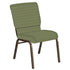 18.5''W Church Chair in Harmony Fabric - Gold Vein Frame