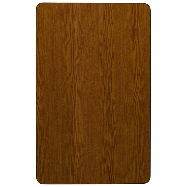 Yellow |#| 24inchW x 48inchL Rectangular Yellow HP Laminate Activity Table - Adjustable Legs