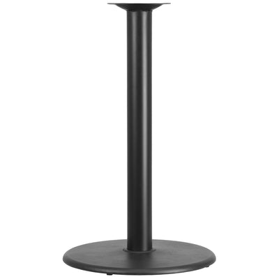 24'' Round Restaurant Table Base with 4'' Dia. Bar Height Column - View 1