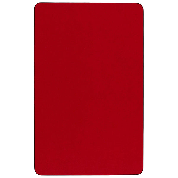 Gray |#| 36inchW x 72inchL Rectangular Grey Thermal Laminate Adjustable Activity Table