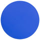 Blue |#| 45inch Round Blue Plastic Height Adjustable Activity Table