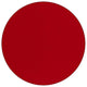 Red |#| 48inch Round Red Thermal Laminate Activity Table - Height Adjustable Short Legs