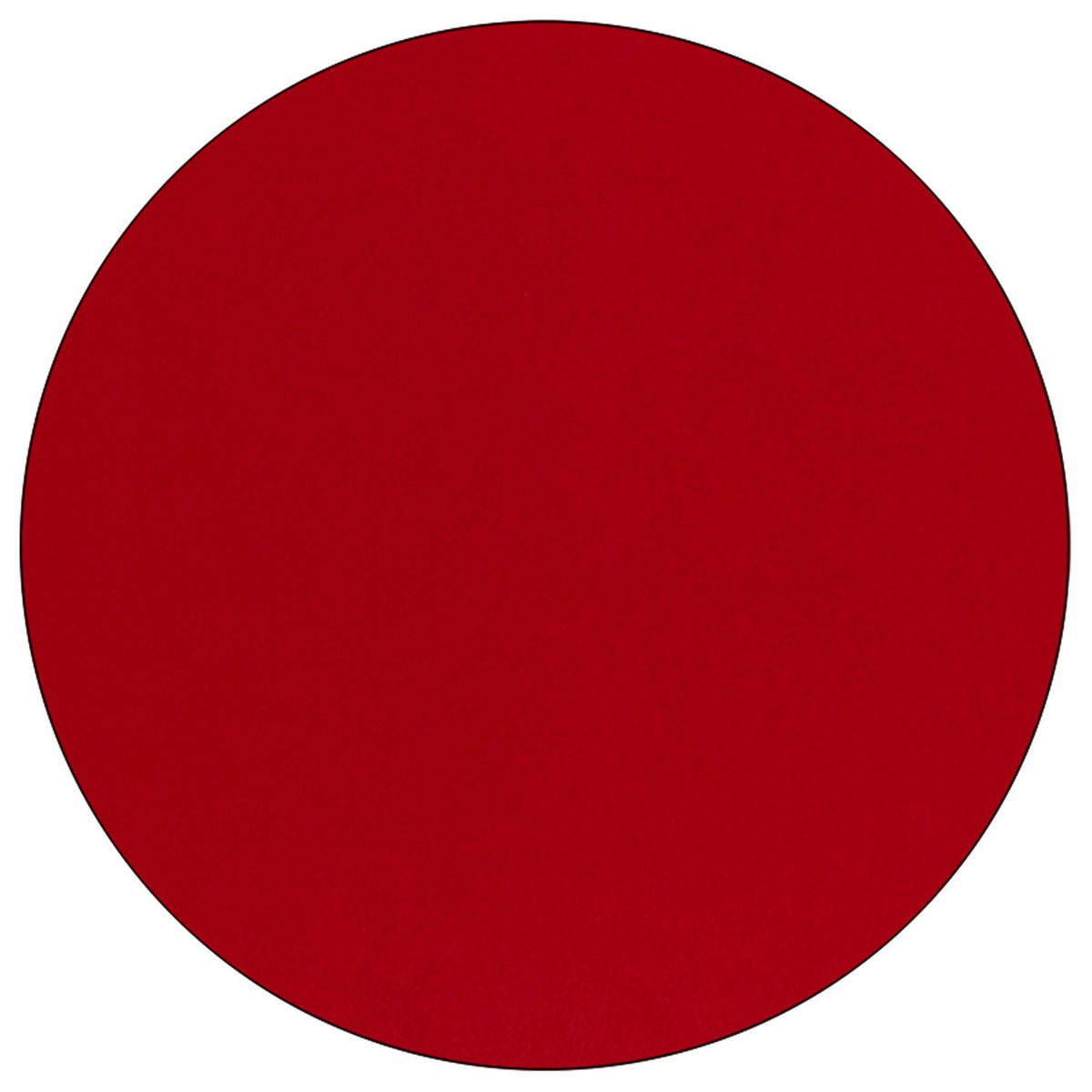 Red |#| 60inch Round Red Thermal Laminate Activity Table - Height Adjustable Short Legs