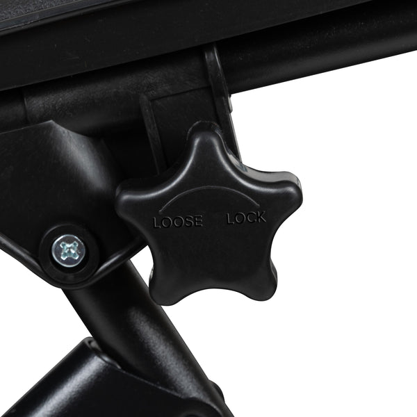 Black |#| 2 Pack Adjustable Mesh Zero Gravity Lounge Chair with Cup Holder Tray - Black