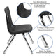 Black |#| Black Student Stack Chair 12inchH Seat - School Classroom Chair - Daycare Chair