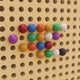 Multicolor Plastic Peg Set for STEAM Wall Systems - 512 Pieces