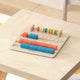 Commercial Grade STEM Number Counting Learning Board - Natural/Multicolor