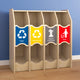 Wooden Commercial Grade Pretend Play Recycling Station for Kids