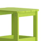 Lime |#| All-Weather Poly Resin Adirondack Side Table in Lime - Patio Table