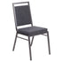 HERCULES Series Square Back Stacking Banquet Chair with Silvervein Frame