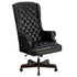 High Back Traditional Fully Tufted LeatherSoft Executive Swivel Ergonomic Office Chair with Arms