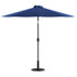 Kona9 FT Round Umbrella with Crank and Tilt Function and Standing Umbrella Base