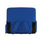 Blue |#| Foldable Reclining Stadium Chair with Backpack Straps and Heated Seat - Blue