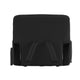 Black |#| Foldable Reclining Stadium Chair with Backpack Straps and Heated Seat - Black
