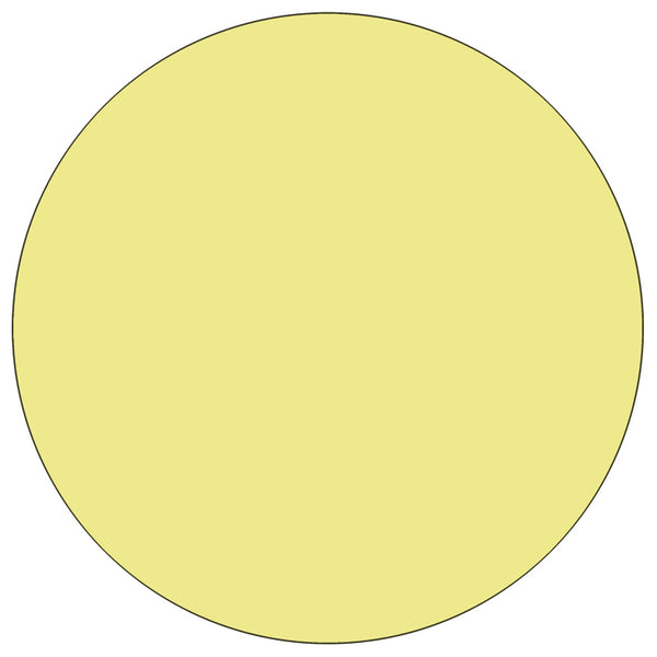 Oak |#| Mobile 48inchRD Oak Thermal Laminate Activity Table - Height Adjustable Short Legs