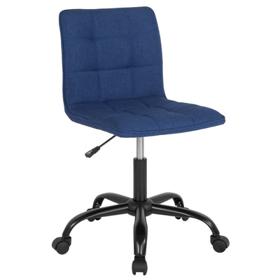 Sorrento Home and Office Armless Task Office Chair with Tufted Back/Seat