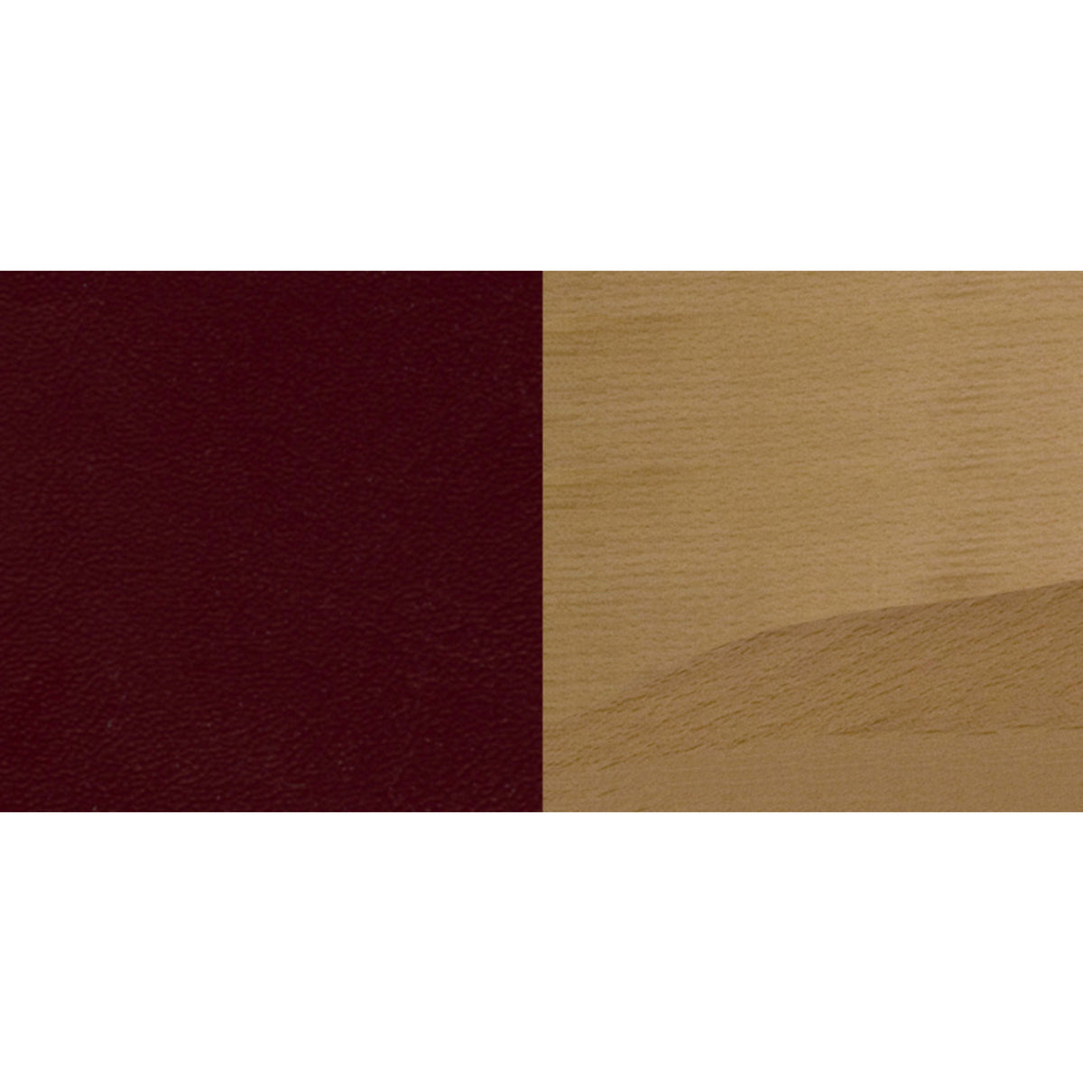 Burgundy Vinyl Seat/Natural Wood Frame |#| Vertical Slat Back Natural Wood Restaurant Barstool - Burgundy Vinyl Seat