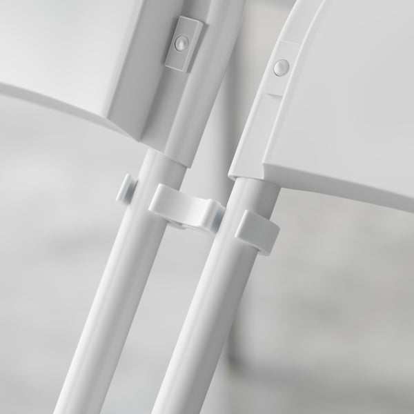 White |#| White Wide Plastic Ganging Clips - Set of 2 - Designed For .75" Diameter Frames