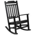 Winston All-Weather Poly Resin Wood Rocking Chair