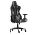 X20 Gaming Chair Racing Office Computer PC Adjustable Chair with Reclining Back and Transparent Roller Wheels