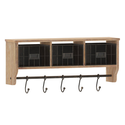 Wall Mounted Coat, Mug and Hook Racks