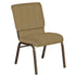 18.5''W Church Chair in Mainframe Fabric - Gold Vein Frame