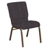 18.5''W Church Chair in Sammie Joe Fabric - Gold Vein Frame