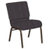 21''W Church Chair in Sammie Joe Fabric - Gold Vein Frame