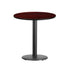 24'' Round Laminate Table Top with 18'' Round Table Height Base