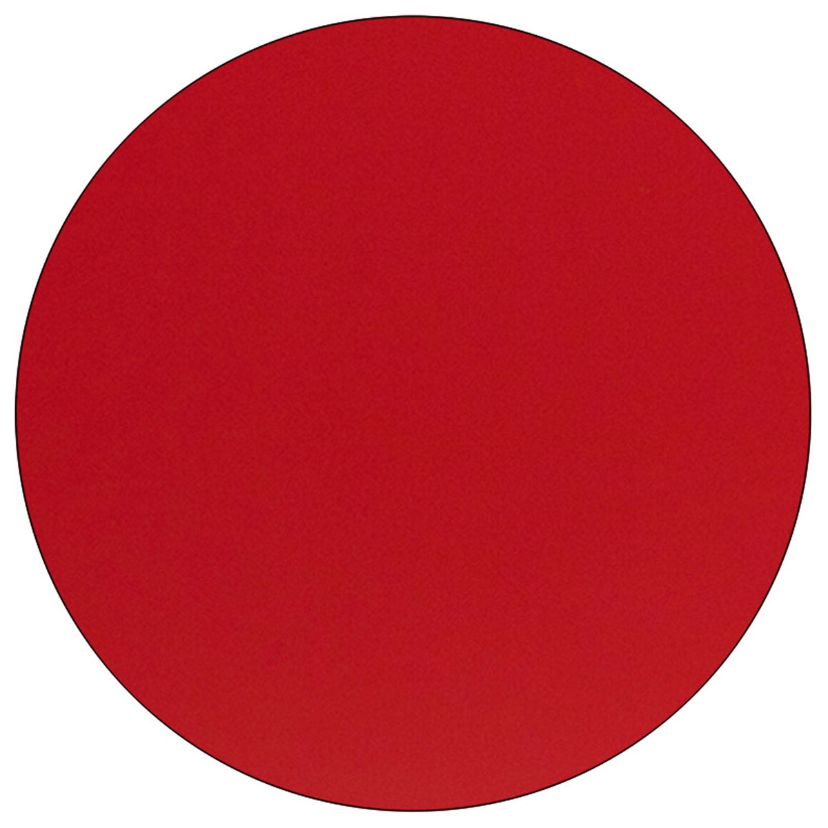 Red |#| 48inch Round Red HP Laminate Activity Table - Standard Height Adjustable Legs