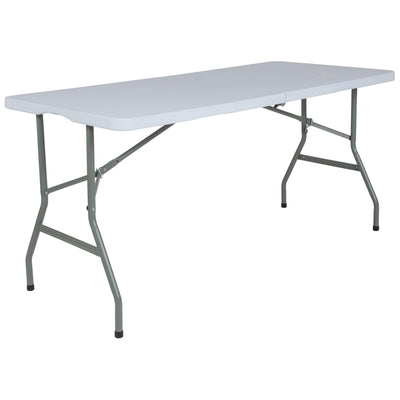 4.97-Foot Bi-Fold Plastic Folding Table
