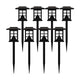 Brown |#| All-Weather Lantern Design Solar Powered LED Landscape Lights in Brown
