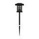 Black |#| All-Weather Lantern Design Solar Powered LED Landscape Lights in Black
