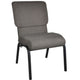 Fossil Fabric/Black Frame |#| Fossil Church Chair 20.5 in. Wide