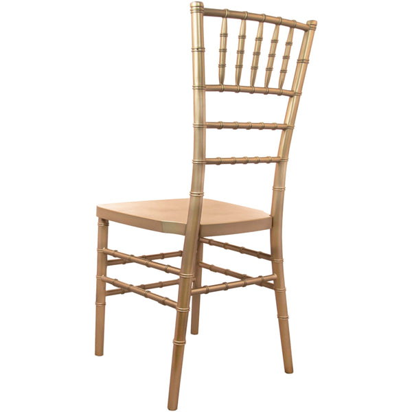 Gold |#| Gold Resin Chiavari Chair