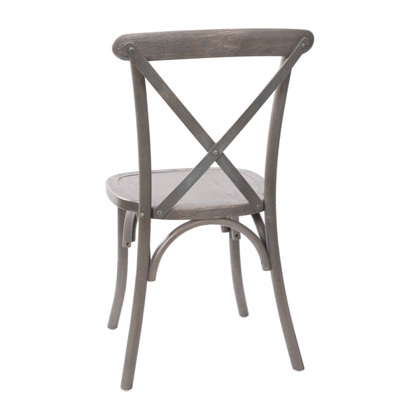 Grey |#| Grey X-Back Chair