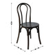 Early American Wood |#| Thonet Solid Wood Stackable Dining Chair with Fixed Floor Glides in EA.