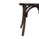 Early American Wood |#| Thonet Solid Wood Stackable Dining Chair with Fixed Floor Glides in EA.