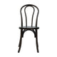 Early American Wood |#| Thonet Solid Wood Stackable Dining Chair with Fixed Floor Glides in EA.