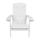 White |#| Outdoor White All-Weather Poly Resin Wood Adirondack Chair