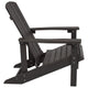 Slate Gray |#| Outdoor Slate Gray All-Weather Poly Resin Wood Adirondack Chair