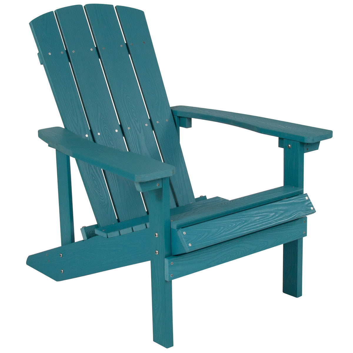 Sea Foam |#| Outdoor Sea Foam All-Weather Poly Resin Wood Adirondack Chair