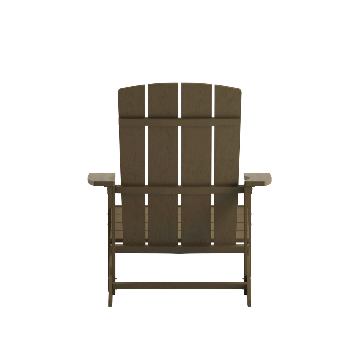 Mahogany |#| Outdoor Mahogany All-Weather Poly Resin Wood Adirondack Chair