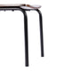 Antique Copper |#| Commercial Solid Wood Dining Chair with Black Frame and Antique Copper Finish
