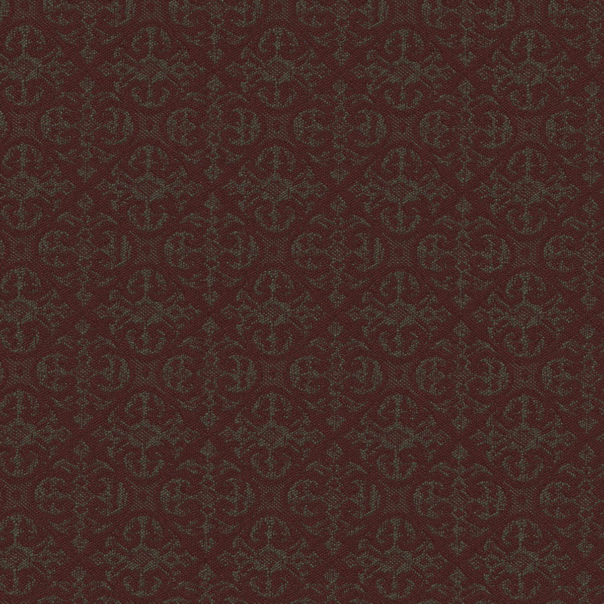 Abbey Moss Red Fabric |#| 
