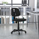 Black |#| Flash Fundamentals Mid-Back Black Mesh Swivel Task Office Chair with Pivot Back