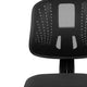 Black |#| Flash Fundamentals Mid-Back Black Mesh Swivel Task Office Chair with Pivot Back