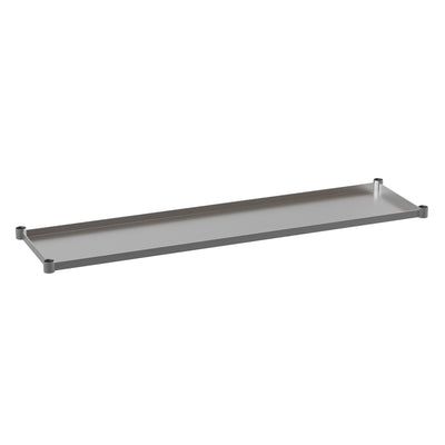 Galvanized Under Shelf for Prep and Work Tables - Adjustable Lower Shelf for Stainless Steel Tables