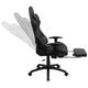 Gray |#| Black/Gray Gaming Desk Bundle - Cup/Headset Holder/Mouse Pad Top