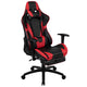 Red |#| Black/Red Gaming Desk Bundle - Cup/Headset Holder/Mouse Pad Top